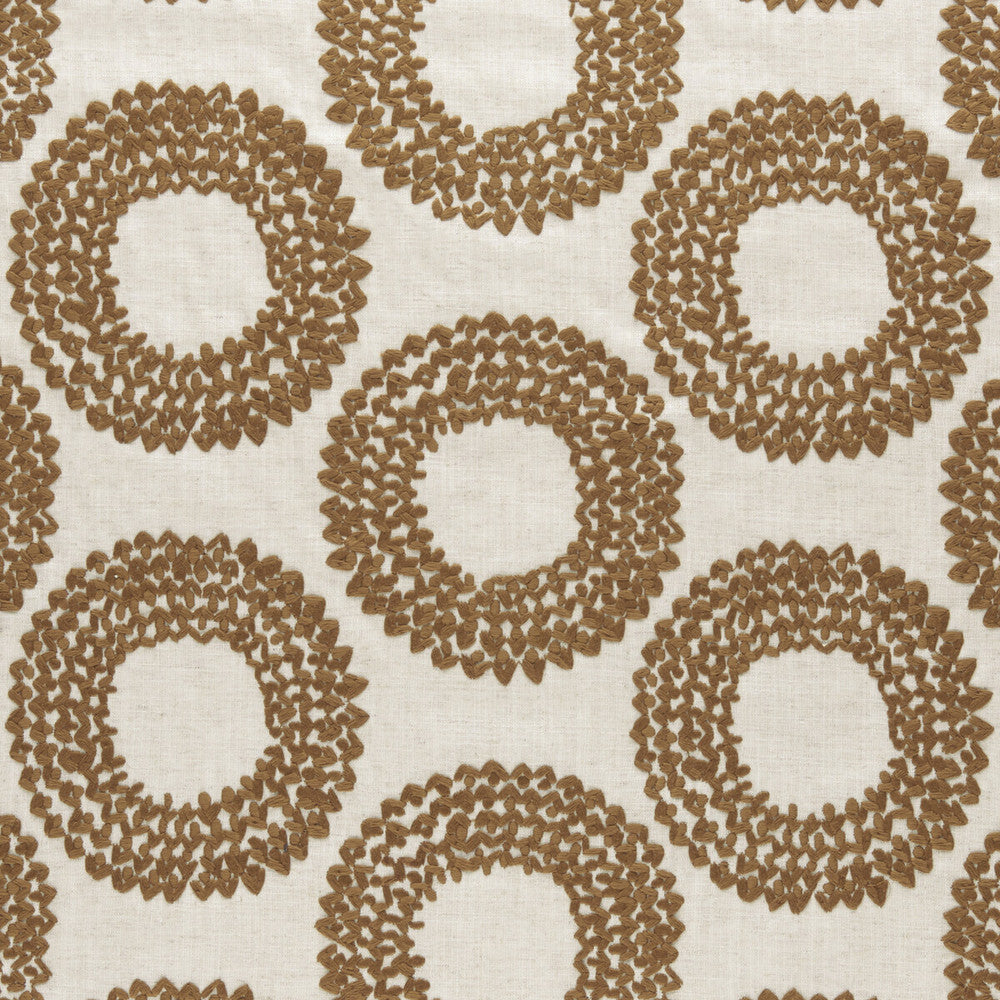 Dashiki Cinnamon by Clarke And Clarke Fabric CLARKE & CLARKE AMARA COTTON - 100% India - Horizontal: 12.87 and Vertical: 9.21 55 - Fabric Carolina -