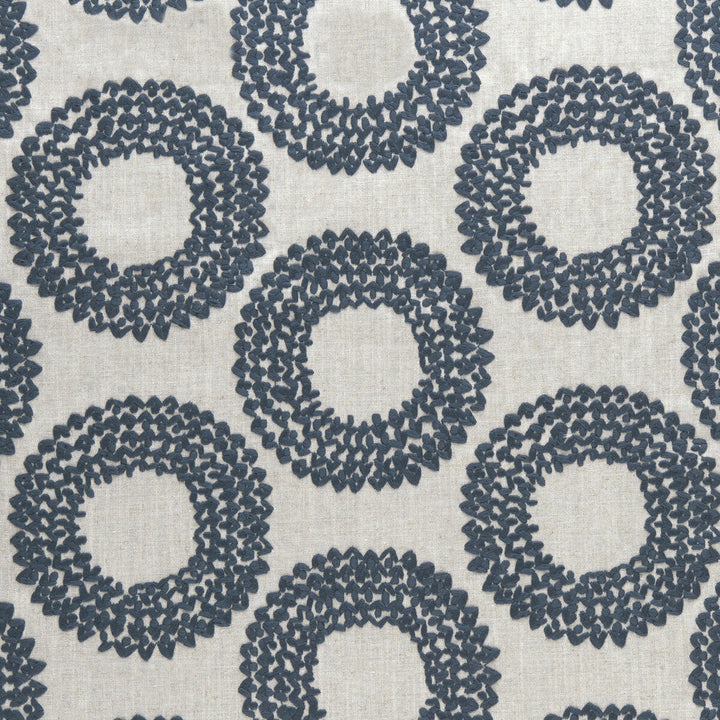 Dashiki Indigo by Clarke And Clarke Designer Fabric CLARKE & CLARKE AMARA COTTON - 100% India - Horizontal: 12.87 and Vertical: 9.21 55 - Swanky Fabrics -