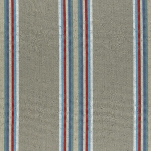 Imani Indigo/Red by Clarke And Clarke Fabric