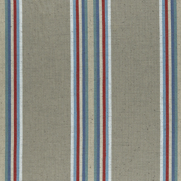 Imani Indigo/Red by Clarke And Clarke Designer Fabric CLARKE & CLARKE AMARA VISCOSE - 47%;COTTON - 24%;LINEN - 20%;POLYESTER - 8% India MEDIUM Horizontal: 10.91 and Vertical: 0.16 55 - Swanky Fabrics -