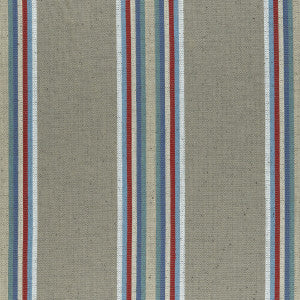 Imani Indigo/Red by Clarke And Clarke Fabric