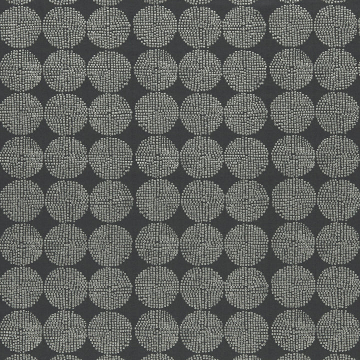 Kiko Charcoal by Clarke And Clarke Fabric CLARKE & CLARKE AMARA VISCOSE - 63%;COTTON - 24%;POLYESTER - 13% India Horizontal: 7.05 and Vertical: 4.41 55 - Fabric Carolina -