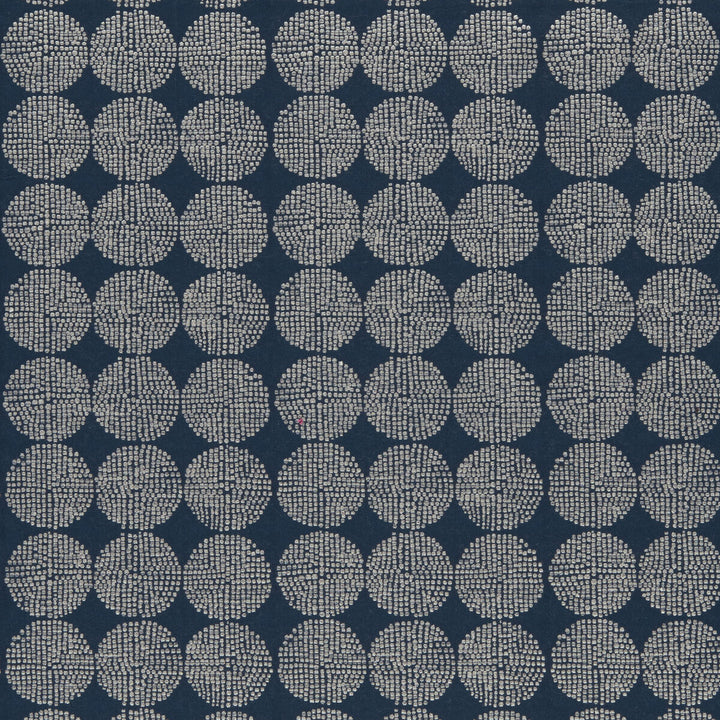 Kiko Indigo by Clarke And Clarke Designer Fabric CLARKE & CLARKE AMARA VISCOSE - 63%;COTTON - 24%;POLYESTER - 13% India Horizontal: 7.05 and Vertical: 4.41 55 - Swanky Fabrics -