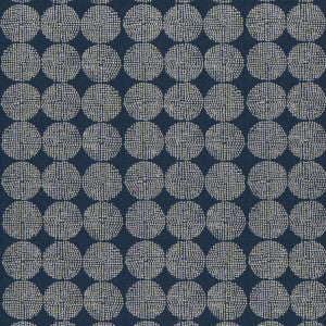 Kiko Indigo by Clarke And Clarke Fabric