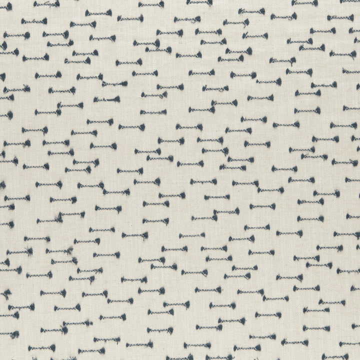 Nala Indigo by Clarke And Clarke Fabric CLARKE & CLARKE AMARA COTTON - 25%;LINEN - 25%;POLYESTER - 25%;VISCOSE - 25% India - Horizontal: 8.86 and Vertical: 6.22 55 - Fabric Carolina -