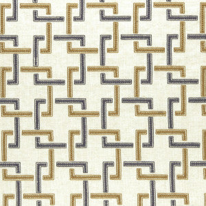 Sekai Charcoal/Cinnamon by Clarke And Clarke Fabric