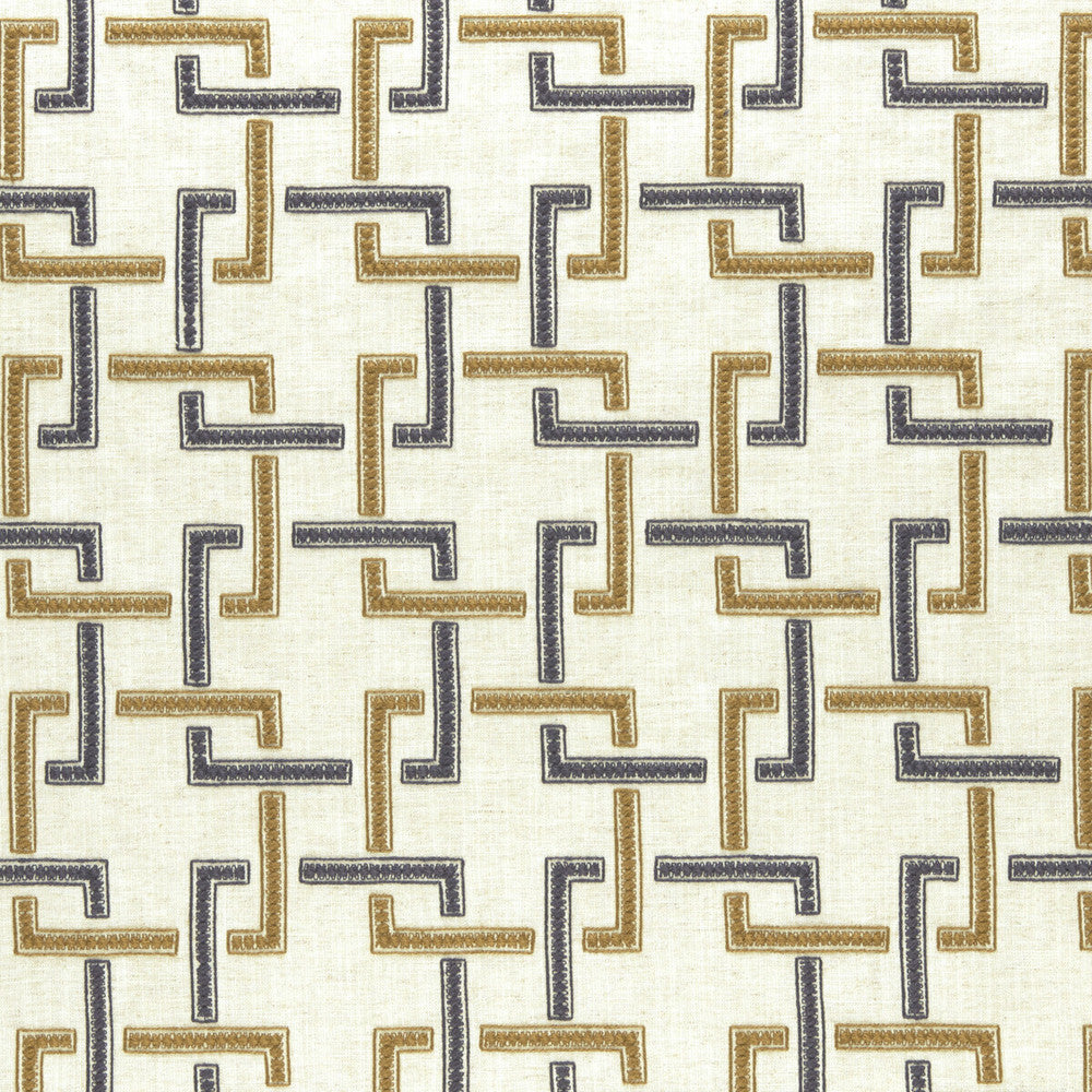 Sekai Charcoal/Cinnamon by Clarke And Clarke Fabric CLARKE & CLARKE AMARA VISCOSE - 70%;LINEN - 30% India - Horizontal: 6.57 and Vertical: 6.22 55 - Fabric Carolina -