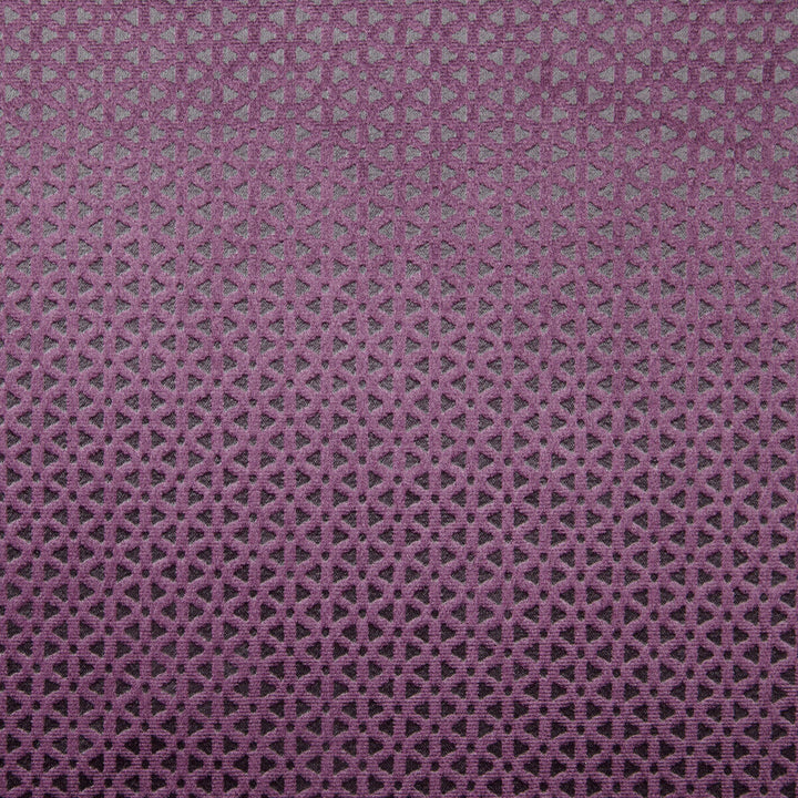 Loreto Aubergine by Clarke And Clarke Designer Fabric CLARKE & CLARKE LUSTRO POLYESTER - 100% China HEAVY Horizontal: 0.79 and Vertical: 0.39 55 - Swanky Fabrics -
