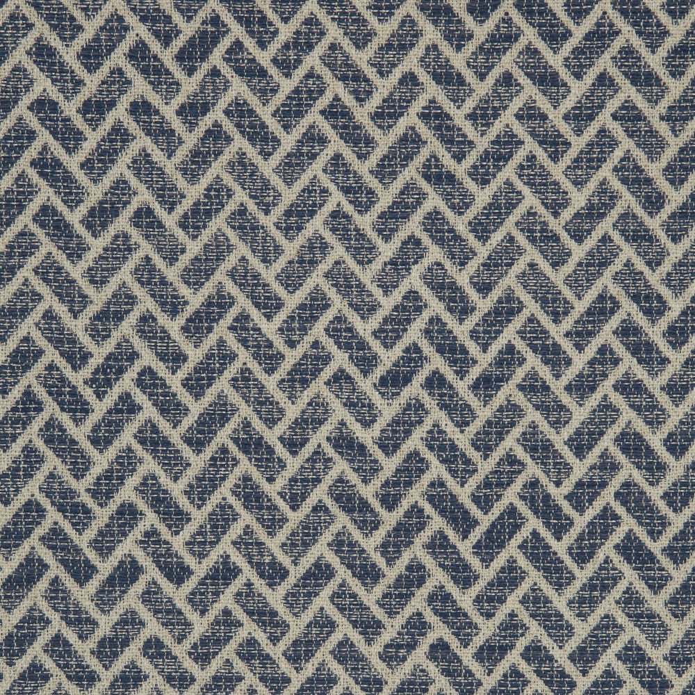 Cipriani Ink by Clarke And Clarke Fabric CLARKE & CLARKE CIPRIANI POLYESTER - 49%;COTTON - 48%;LINEN - 3% India Horizontal: 1.14 and Vertical: 0.59 54 - Fabric Carolina -