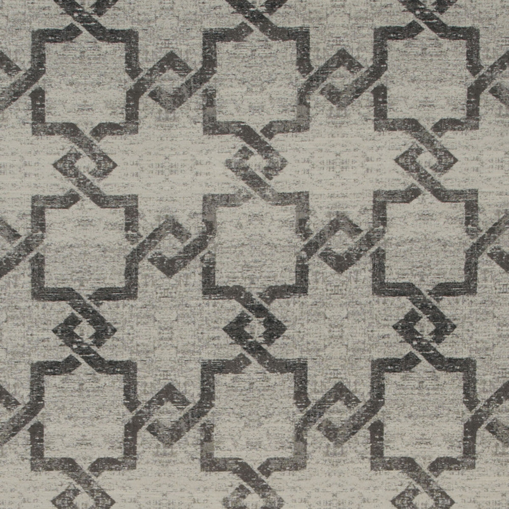 Manolo Charcoal by Clarke And Clarke Fabric CLARKE & CLARKE CIPRIANI POLYESTER - 97%;COTTON - 3% India MEDIUM Horizontal: 13.62 and Vertical: 13.98 54 - Fabric Carolina -