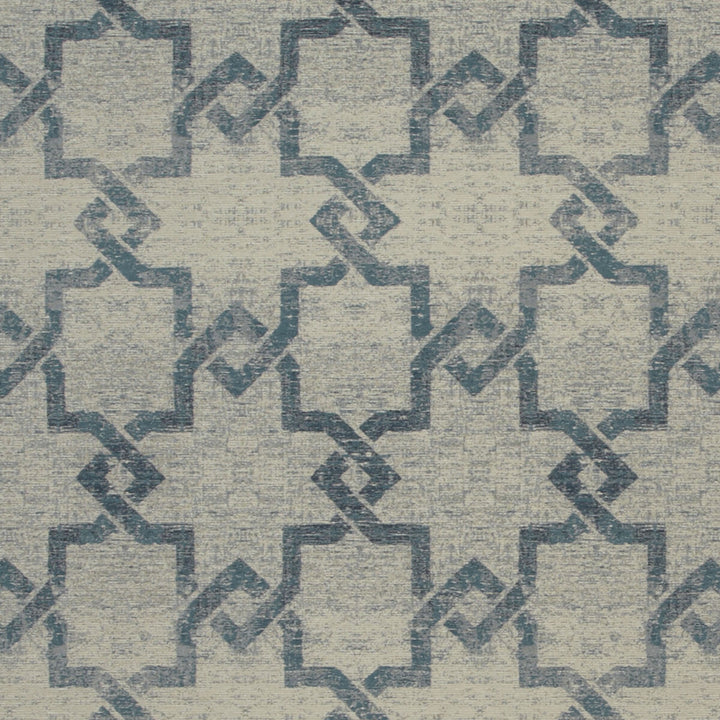 Manolo Teal by Clarke And Clarke Fabric CLARKE & CLARKE CIPRIANI POLYESTER - 97%;COTTON - 3% India MEDIUM Horizontal: 13.62 and Vertical: 13.98 54 - Fabric Carolina -
