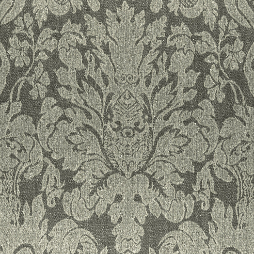 Valentina Charcoal by Clarke And Clarke Fabric CLARKE & CLARKE COLONY LINEN - 61%;VISCOSE - 39% India - Horizontal: 27.36 and Vertical: 45.28 55 - Fabric Carolina -