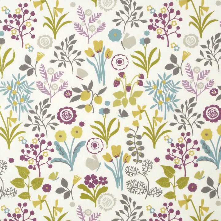 Frida Heather/Olive by Clarke And Clarke Fabric Clarke And Clarke Fabric Frida Heather/OliveFabric CLARKE & CLARKE WILDERNESS COTTON - 100% United Kingdom </p><p>Repeat: H: 17.99, V: 25.2 54 - Fabric Carolina -