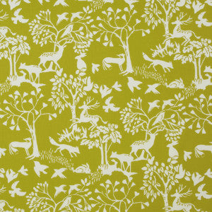 Vilda Chartreuse by Clarke And Clarke Fabric