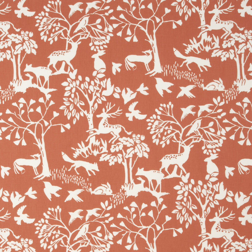 Vilda Cinnamon by Clarke And Clarke Fabric Clarke And Clarke Fabric Vilda CinnamonFabric CLARKE & CLARKE WILDERNESS COTTON - 100% United Kingdom </p><p>Repeat: H: 26.97, V: 25.2 54 - Fabric Carolina -
