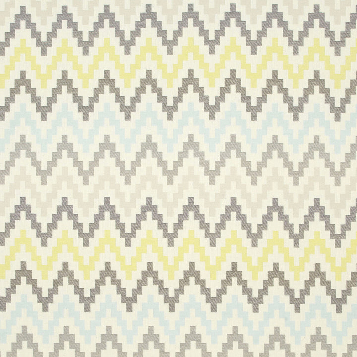 Klaudia Chartreuse/Charcoal by Clarke And Clarke Fabric CLARKE & CLARKE WILDERNESS POLYESTER - 75%;COTTON - 25% India - Horizontal: 3.35 and Vertical: 14.57 51 - Fabric Carolina -