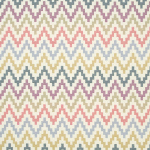 Klaudia Indigo/Cranberry by Clarke And Clarke Fabric