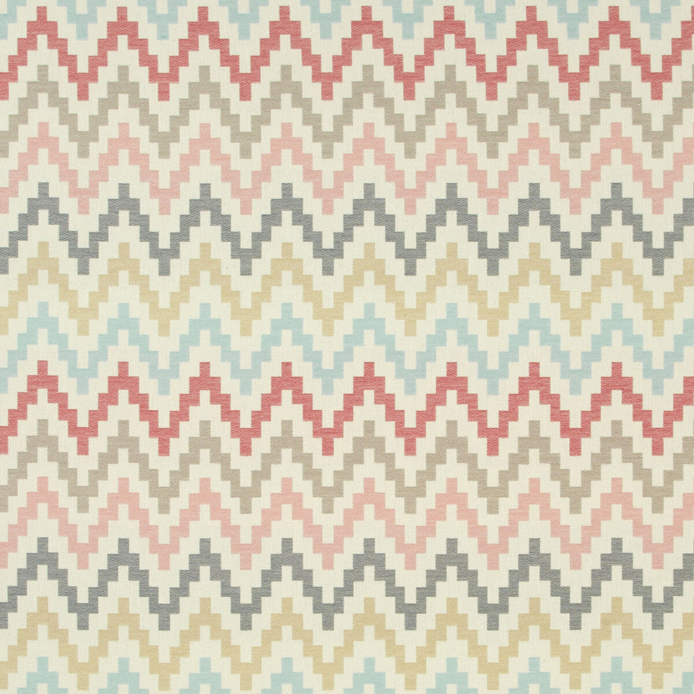 Klaudia Pastel by Clarke And Clarke Designer Fabric CLARKE & CLARKE WILDERNESS POLYESTER - 75%;COTTON - 25% India Horizontal: 3.35 and Vertical: 14.57 51 - Swanky Fabrics -