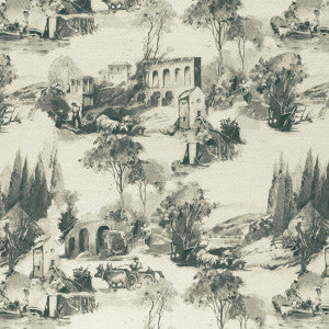 Anastacia Charcoal by Clarke And Clarke Fabric