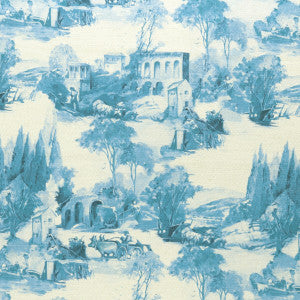 Anastacia Delft by Clarke And Clarke Fabric