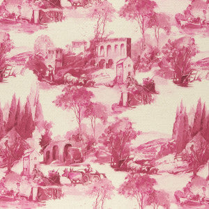 Anastacia Raspberry by Clarke And Clarke Fabric