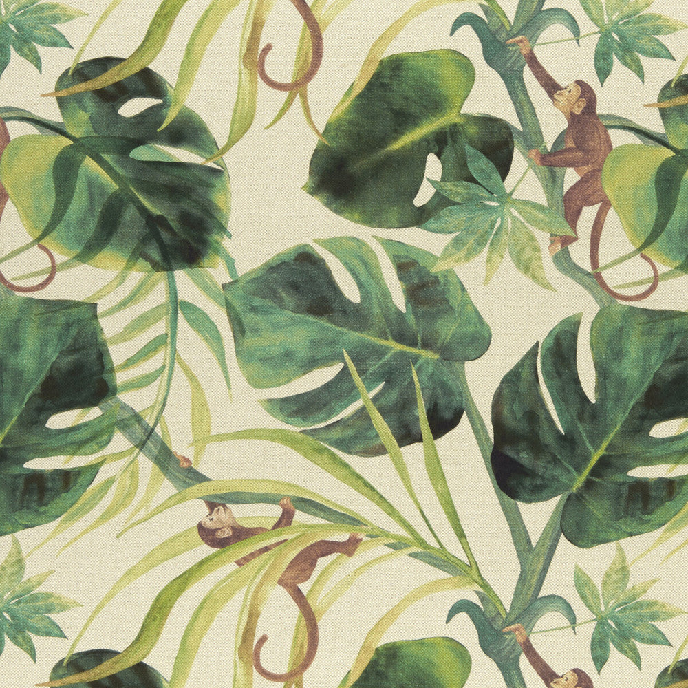 Monkey Business Natural by Clarke And Clarke Fabric Clarke And Clarke Fabric Monkey Business NaturalFabric CLARKE & CLARKE COLONY COTTON - 60%;LINEN - 40% Spain </p><p>Repeat: H: 17.99, V: 17.52 54 - Fabric Carolina -