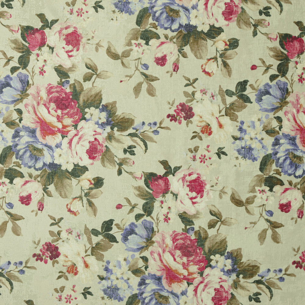 Emeline Multi by Clarke And Clarke Fabric Clarke And Clarke Fabric Emeline MultiFabric CLARKE & CLARKE COLONY COTTON - 57.7%;VISCOSE - 42.3% Spain </p><p>Repeat: H: 27.56, V: 25.2 54 - Fabric Carolina -