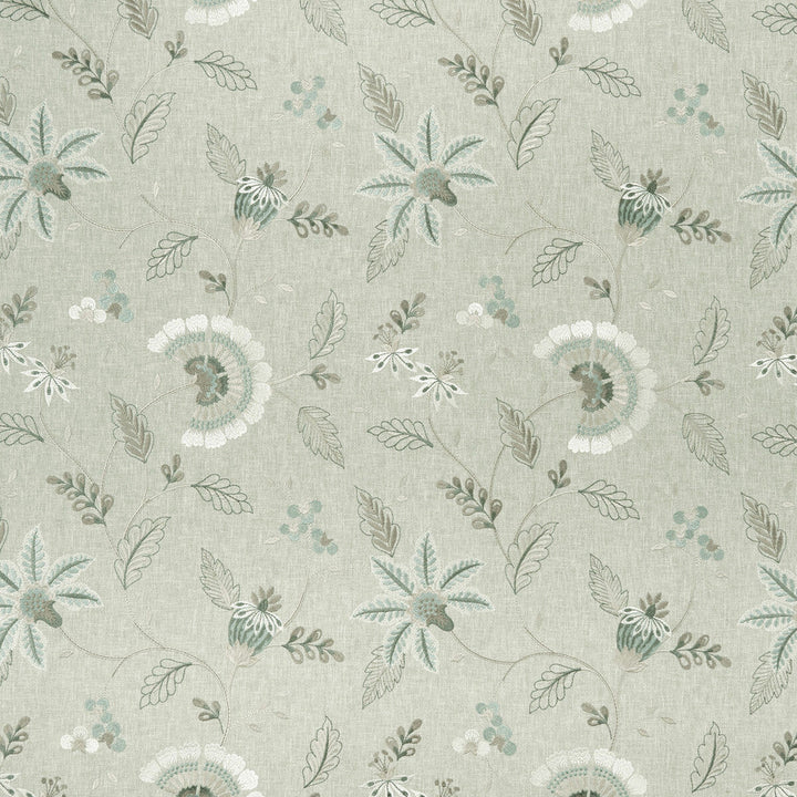 Delamere Duckegg by Clarke And Clarke Fabric Clarke And Clarke Fabric Delamere DuckeggFabric CLARKE & CLARKE HALCYON POLYESTER - 52%;COTTON - 48% India </p><p>Repeat: H: 17.05, V: 18.9 54 - Fabric Carolina -