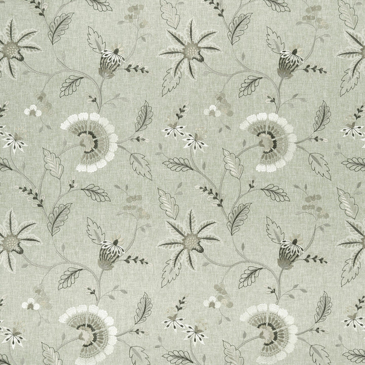 Delamere Natural by Clarke And Clarke Designer Fabric CLARKE & CLARKE HALCYON POLYESTER - 52%;COTTON - 48% India Horizontal: 17.05 and Vertical: 18.9 54 - Swanky Fabrics -