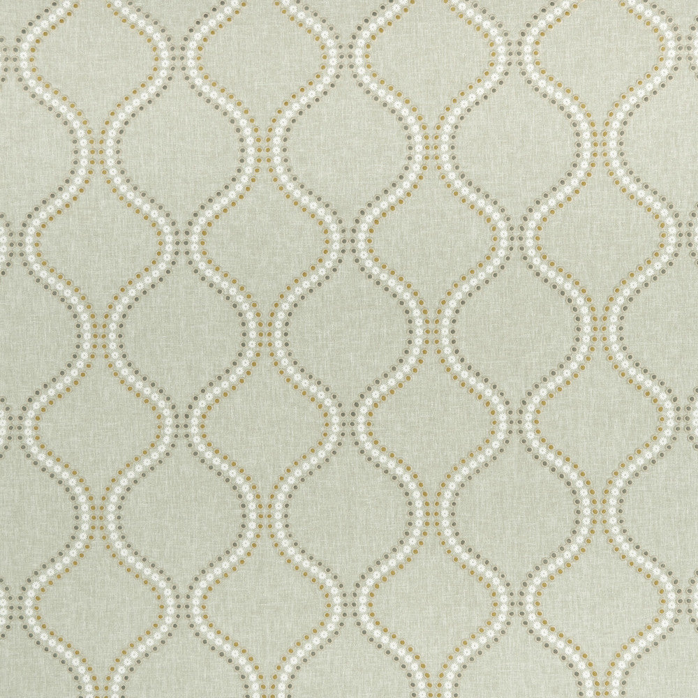 Layton Chartreuse by Clarke And Clarke Designer Fabric CLARKE & CLARKE HALCYON POLYESTER - 52%;COTTON - 48% India - Horizontal: 8.5 and Vertical: 9.45 54 - Swanky Fabrics -