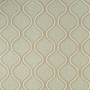 Layton Pink/Apple by Clarke And Clarke Fabric