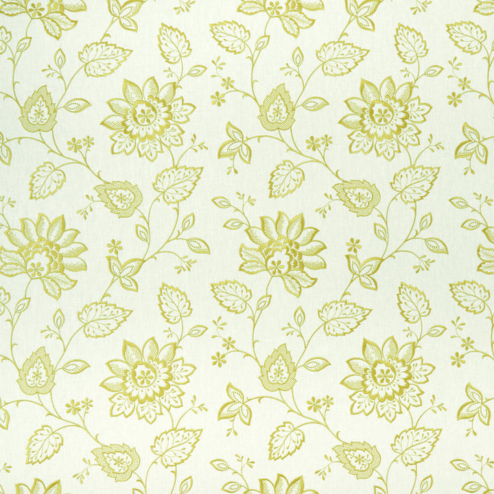 Liliana Apple by Clarke And Clarke Fabric CLARKE & CLARKE HALCYON POLYESTER - 52%;COTTON - 48% India - Horizontal: 17.05 and Vertical: 18.9 54 - Fabric Carolina -