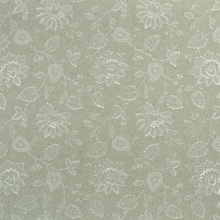 Liliana Dove by Clarke And Clarke Designer Fabric CLARKE & CLARKE HALCYON POLYESTER - 52%;COTTON - 48% India - Horizontal: 17.05 and Vertical: 18.9 54 - Swanky Fabrics -