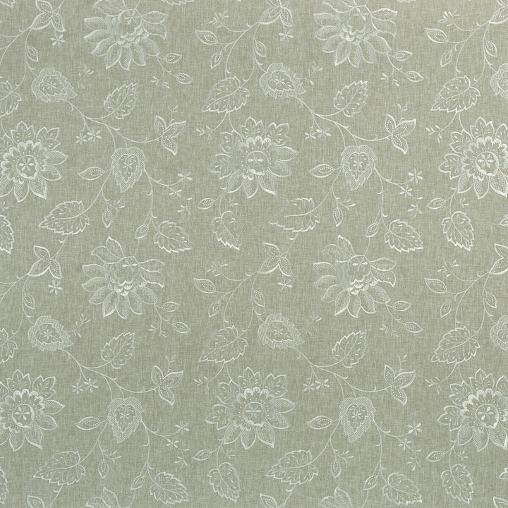 Liliana Dove by Clarke And Clarke Fabric CLARKE & CLARKE HALCYON POLYESTER - 52%;COTTON - 48% India Horizontal: 17.05 and Vertical: 18.9 54 - Fabric Carolina -