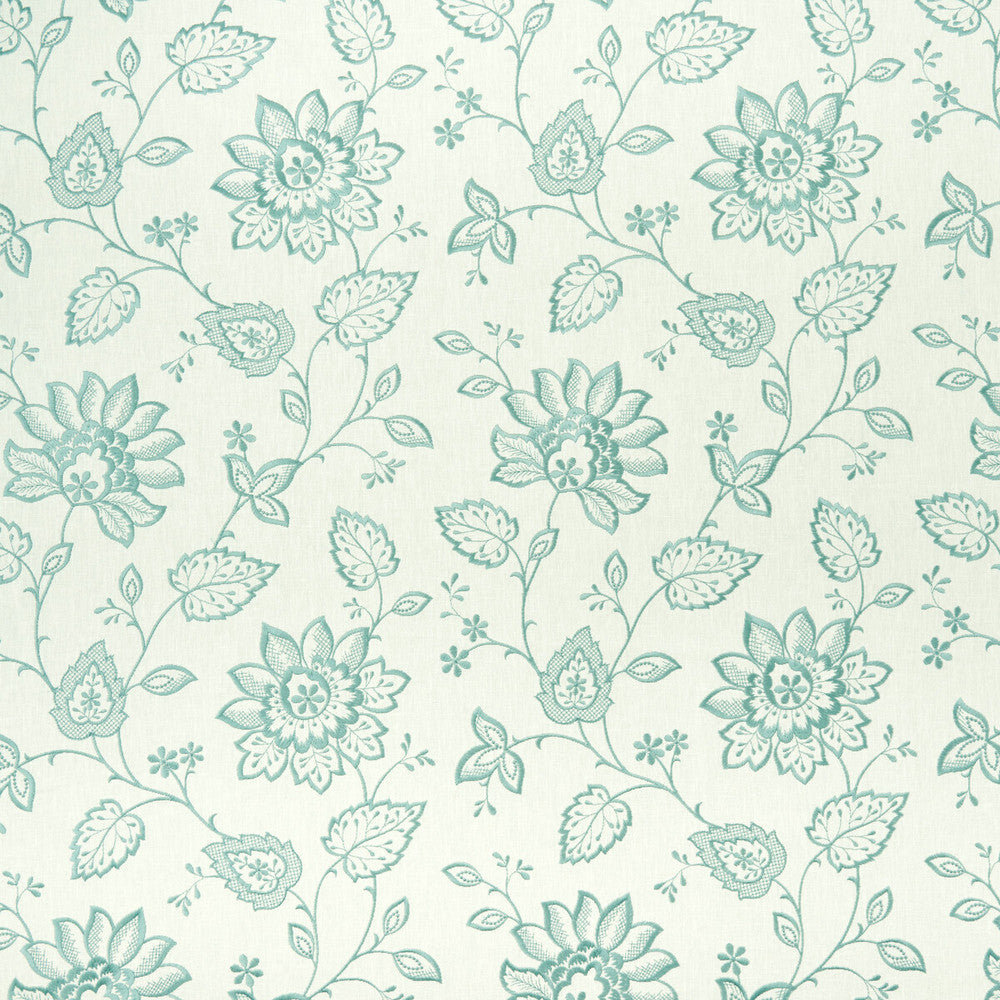 Liliana Duckegg by Clarke And Clarke Fabric CLARKE & CLARKE HALCYON POLYESTER - 52%;COTTON - 48% India Horizontal: 17.05 and Vertical: 18.9 54 - Fabric Carolina -