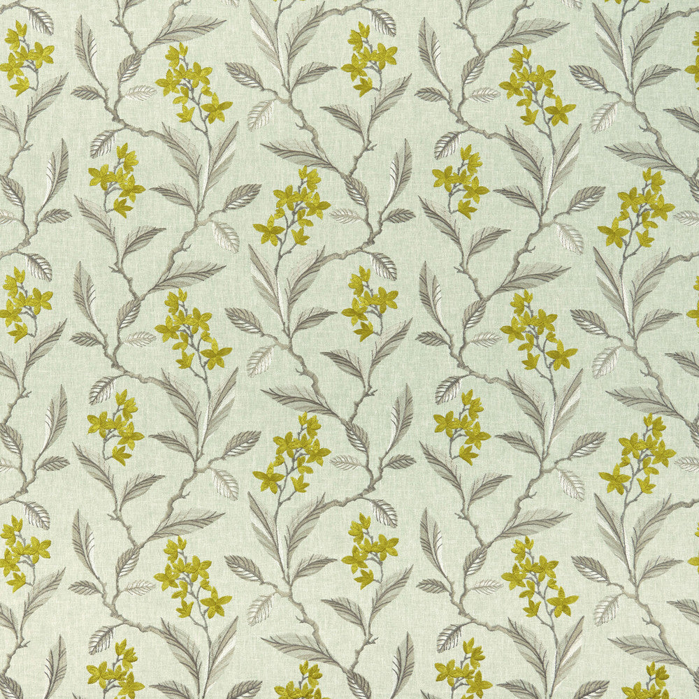 Melrose Chartreuse by Clarke And Clarke Fabric Clarke And Clarke Fabric Melrose ChartreuseFabric CLARKE & CLARKE HALCYON POLYESTER - 52%;COTTON - 48% India </p><p>Repeat: H: 17.32, V: 12.8 54 - Fabric Carolina -