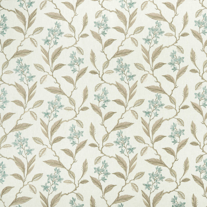 Melrose Duckegg by Clarke And Clarke Fabric Clarke And Clarke Fabric Melrose DuckeggFabric CLARKE & CLARKE HALCYON POLYESTER - 52%;COTTON - 48% India </p><p>Repeat: H: 17.32, V: 12.8 54 - Fabric Carolina -