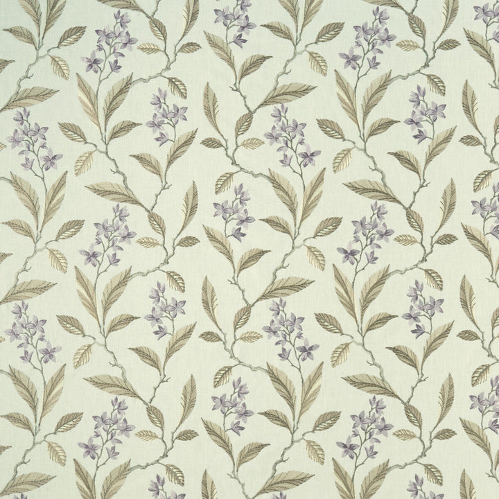 Melrose Heather by Clarke And Clarke Fabric CLARKE & CLARKE HALCYON POLYESTER - 52%;COTTON - 48% India Horizontal: 17.32 and Vertical: 12.8 54 - Fabric Carolina -