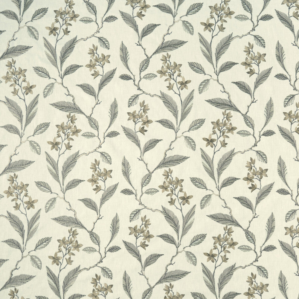 Melrose Natural by Clarke And Clarke Fabric CLARKE & CLARKE HALCYON POLYESTER - 52%;COTTON - 48% India Horizontal: 17.32 and Vertical: 12.8 54 - Fabric Carolina -