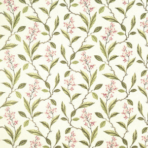 Melrose Pink/Apple by Clarke And Clarke Fabric