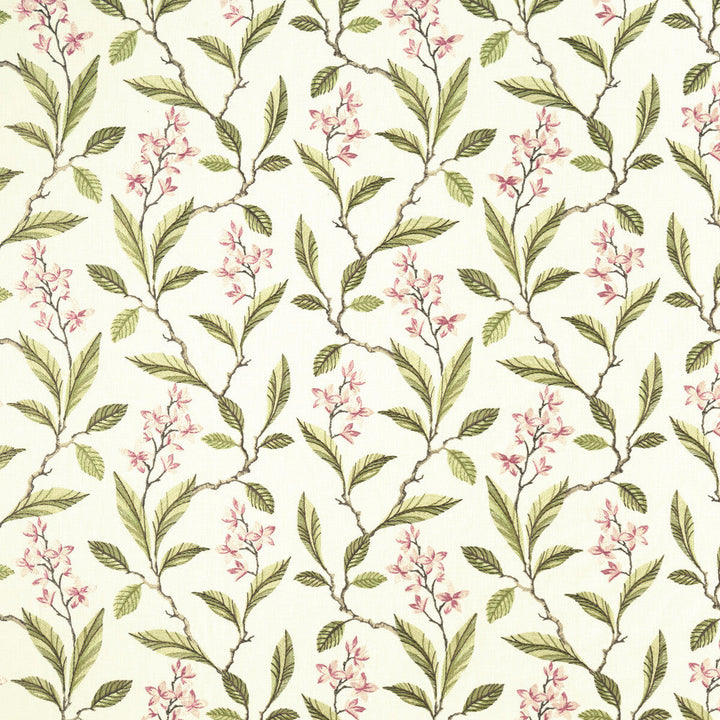 Melrose Pink/Apple by Clarke And Clarke Fabric Clarke And Clarke Fabric Melrose Pink/AppleFabric CLARKE & CLARKE HALCYON POLYESTER - 52%;COTTON - 48% India </p><p>Repeat: H: 17.32, V: 12.8 54 - Fabric Carolina -