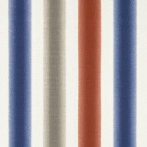 Amba Indigo/Spice by Clarke And Clarke Fabric