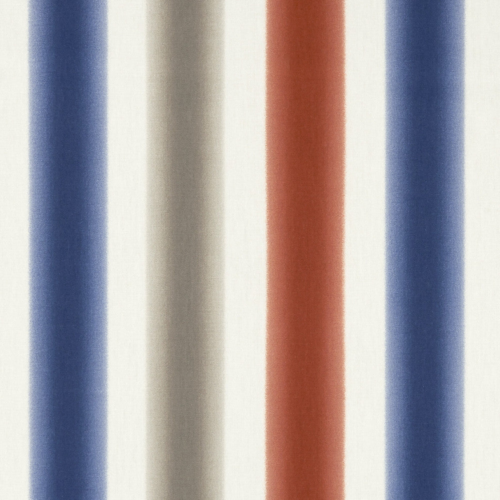 Amba Indigo/Spice by Clarke And Clarke Fabric CLARKE & CLARKE BATIK COTTON - 100% United Kingdom MEDIUM Horizontal: 13.39 and Vertical: 0 54 - Fabric Carolina -