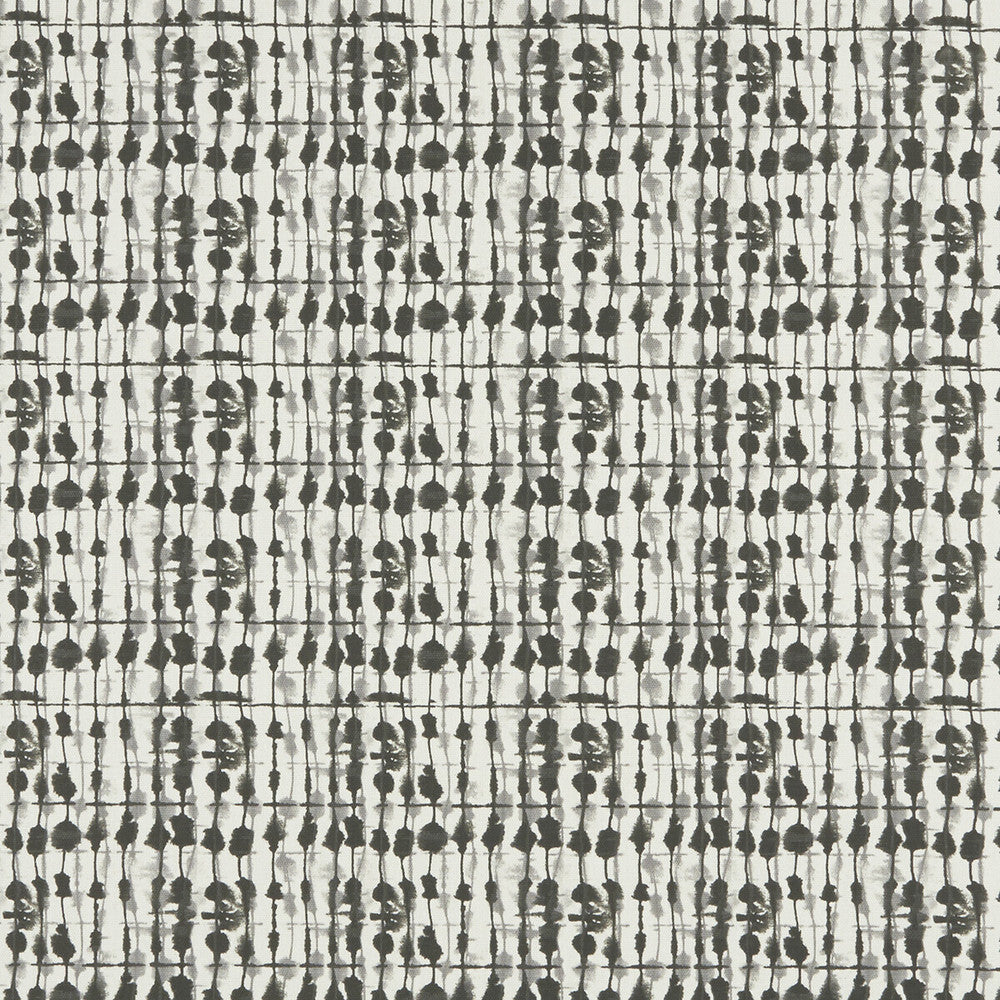 Kediri Charcoal by Clarke And Clarke Fabric CLARKE & CLARKE BATIK COTTON - 100% United Kingdom MEDIUM Horizontal: 6.69 and Vertical: 6.3 54 - Fabric Carolina -
