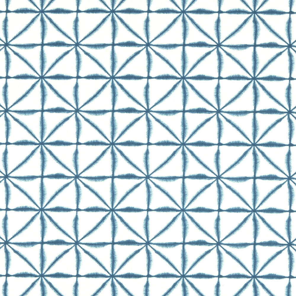 Nusa Aqua by Clarke And Clarke Fabric CLARKE & CLARKE BATIK COTTON - 100% United Kingdom MEDIUM Horizontal: 4.49 and Vertical: 4.17 54 - Fabric Carolina -