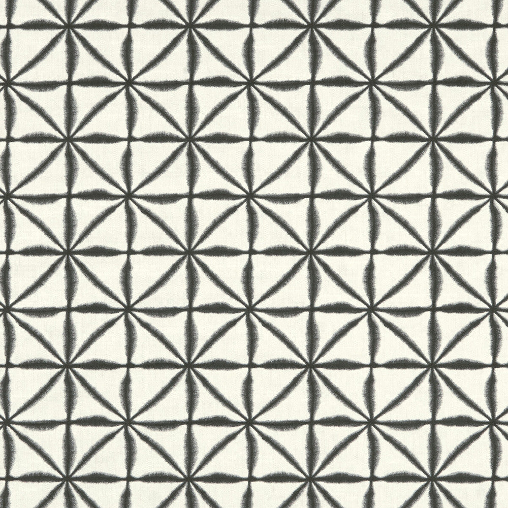 Nusa Charcoal by Clarke And Clarke Fabric CLARKE & CLARKE BATIK COTTON - 100% United Kingdom MEDIUM Horizontal: 4.49 and Vertical: 4.17 54 - Fabric Carolina -