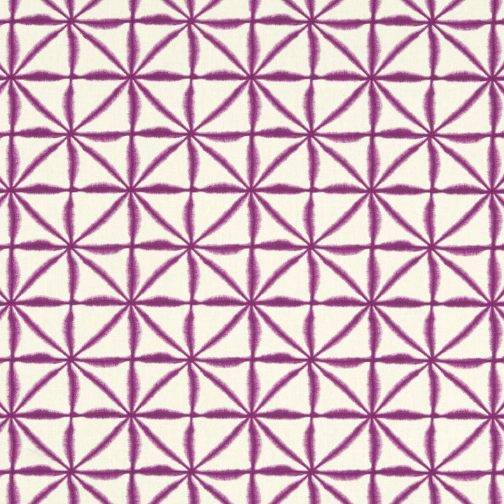 Nusa Raspberry by Clarke And Clarke Fabric CLARKE & CLARKE BATIK COTTON - 100% United Kingdom MEDIUM Horizontal: 4.49 and Vertical: 4.17 54 - Fabric Carolina -