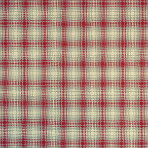 Kahlo Check Rouge by Clarke And Clarke Fabric