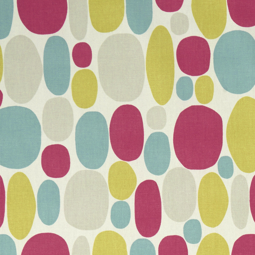Bubble Summer by Clarke And Clarke Fabric CLARKE & CLARKE GRAPHICA COTTON - 100% Turkey MEDIUM Horizontal: 12.6 and Vertical: 13.78 54 - Fabric Carolina -
