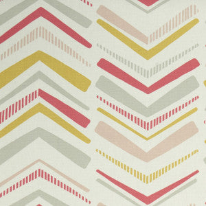 Chevron Coral by Clarke And Clarke Fabric